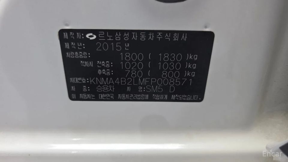 Renault-KoreaSamsung SM5